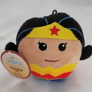 Wonder Woman Fluffball Hallmark Tree Ornament Decoration DC Comics Plush w Tag